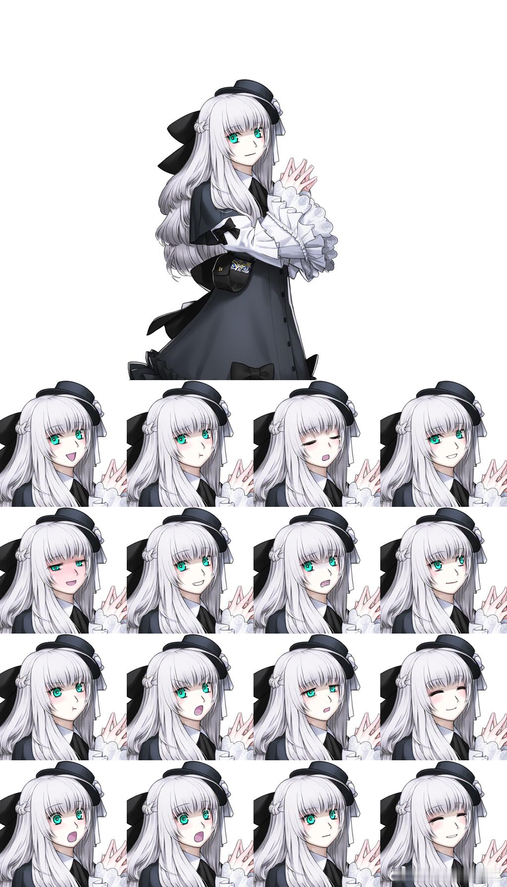 FGO 枪格蕾lily表情差分 