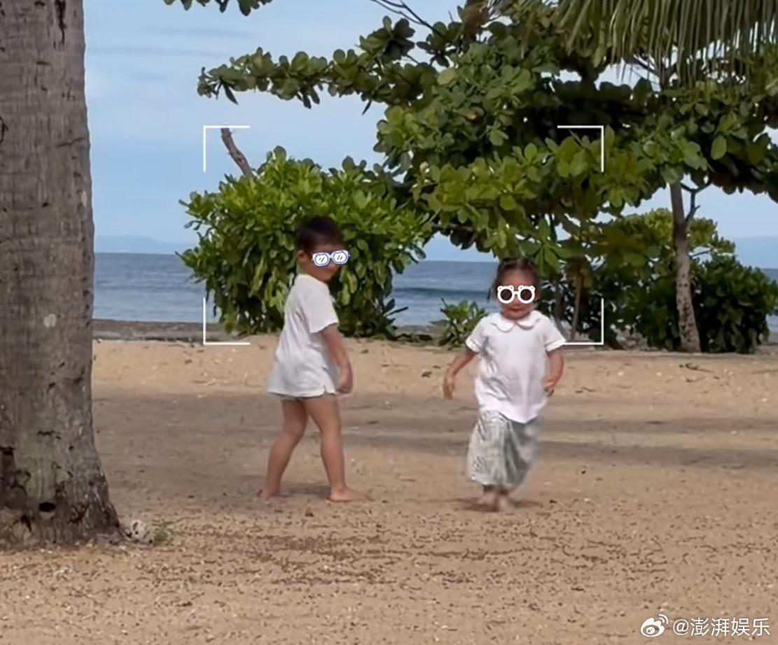 郑恺苗苗小女儿三岁身高被郑恺苗苗的小女儿萌化！三岁萌娃身高惊人，扎着小揪揪穿着公