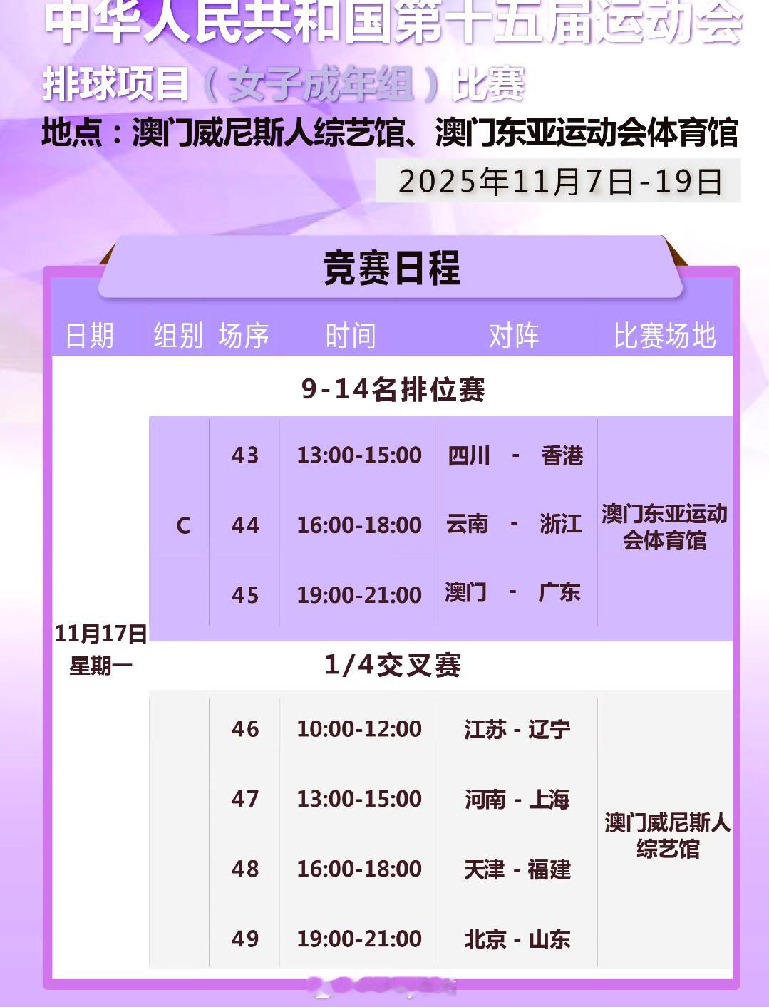 女排比赛淘汰赛抽签结果出炉江苏vs辽宁天津vs福建山东vs北京河南vs上海