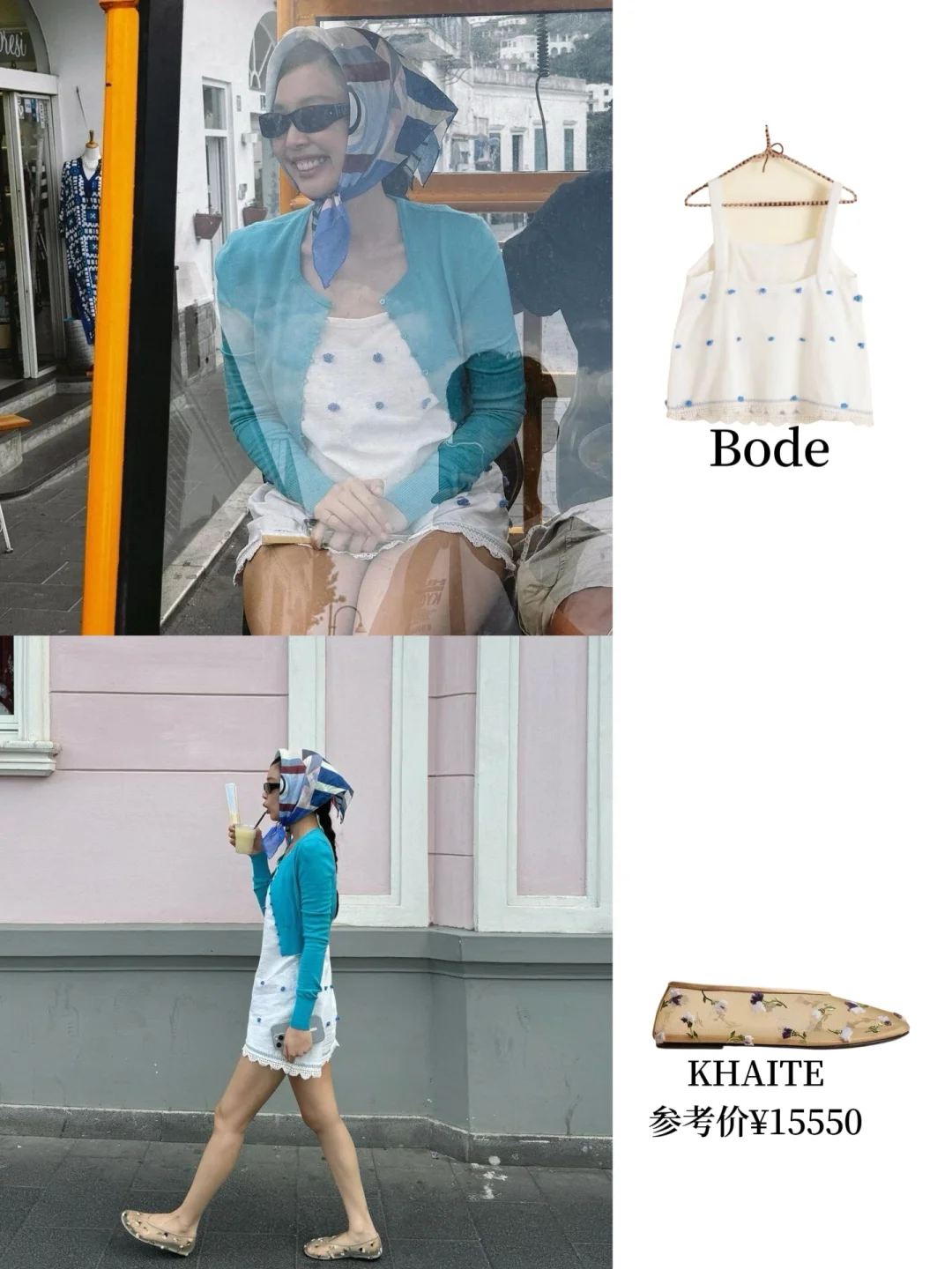 Jennie今日更新了，她好爱戴头巾，法式感拉满