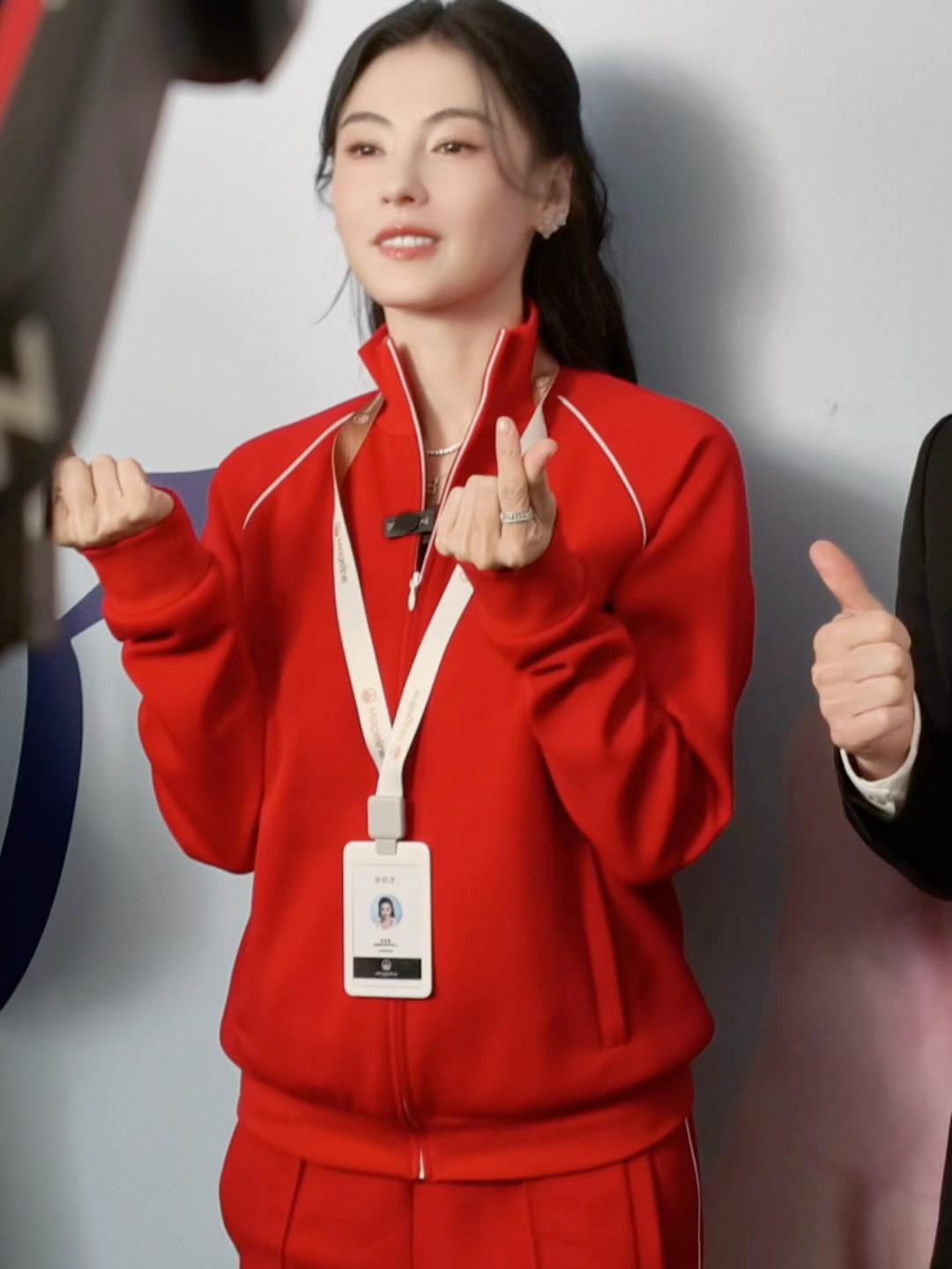 张柏芝红色运动服张柏芝 绝美