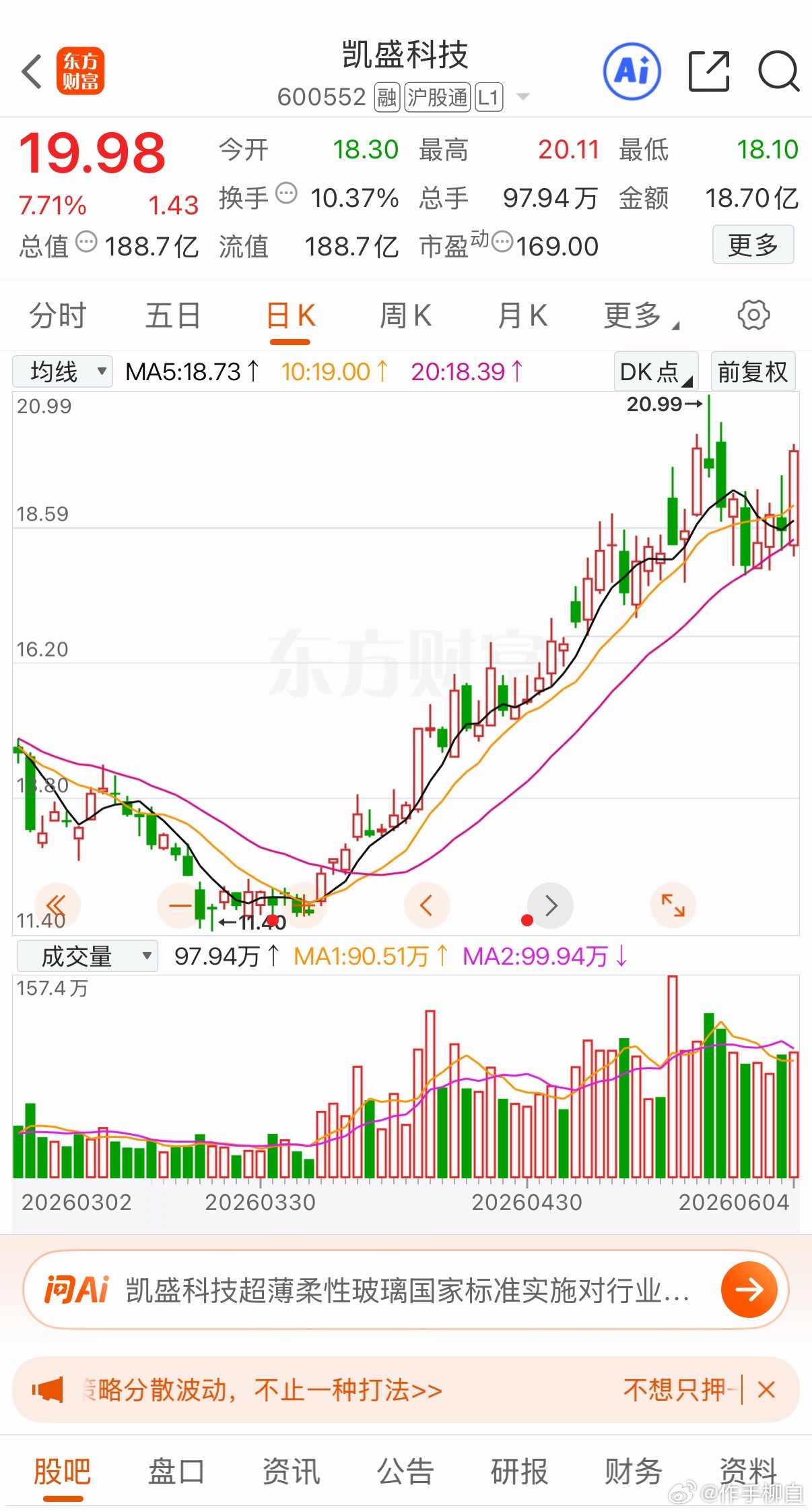 凯盛马上回来了