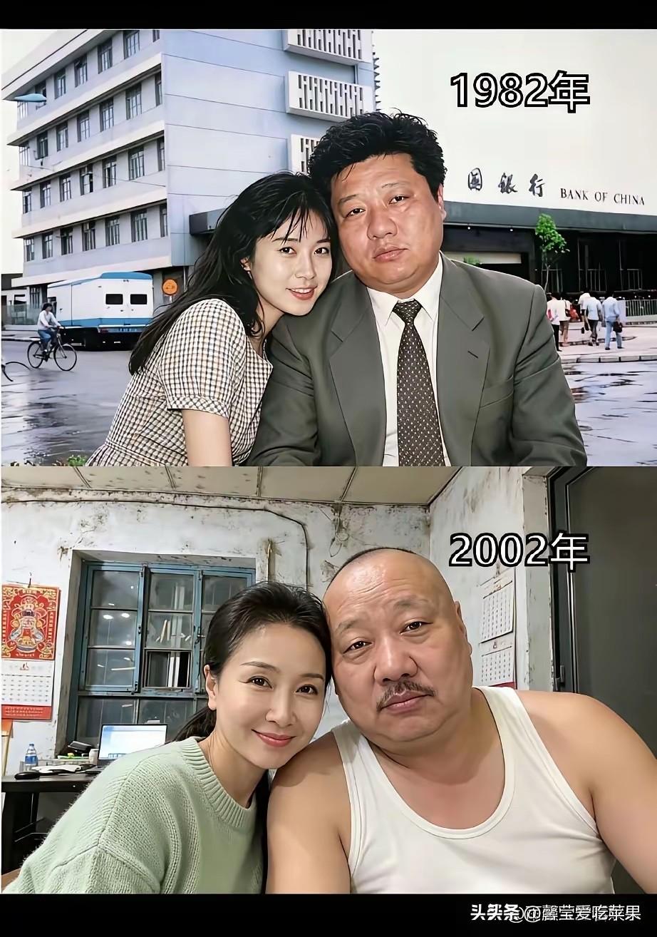 大妈的颜值那么高，是怎么嫁这样的老公的，到底图啥啊！[我想静静][我想静静][我