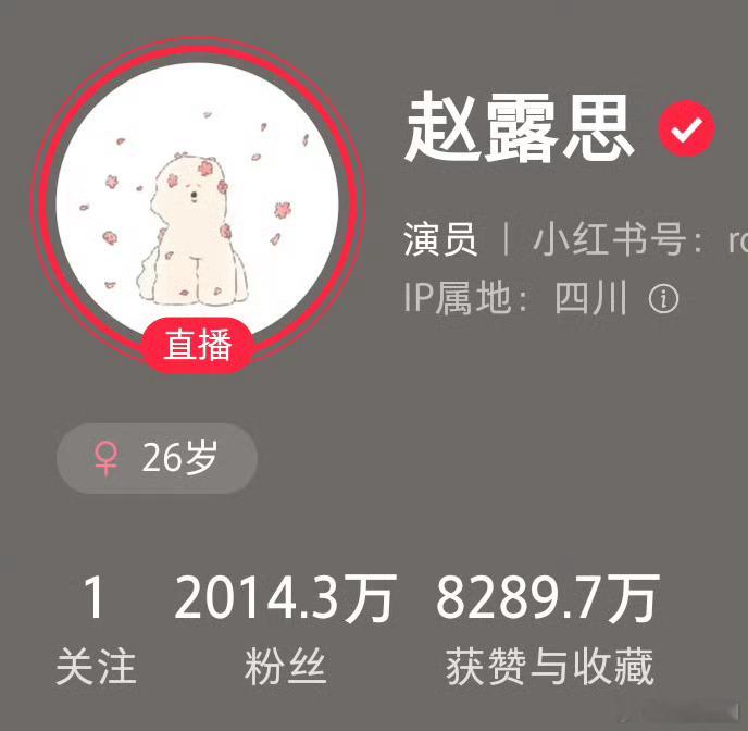 赵露思解约风波赵露思解约风波仍在持续，希望有好的结果。赵露思🍠粉丝数2000w