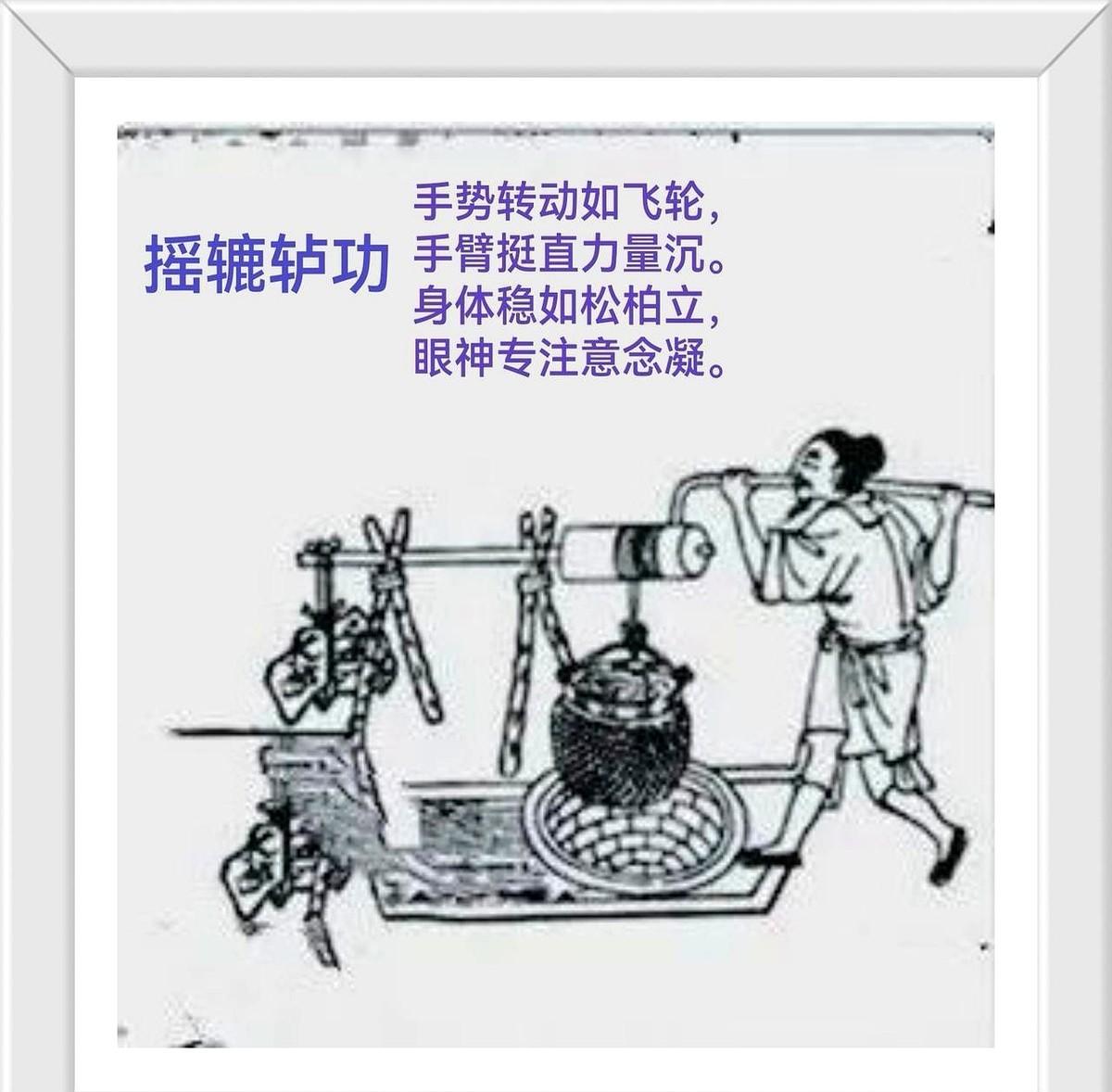 别再迷信健身房了。
公园老师傅摇辘轳半个月，把我五年腰疼治好了。
你看他动作：双