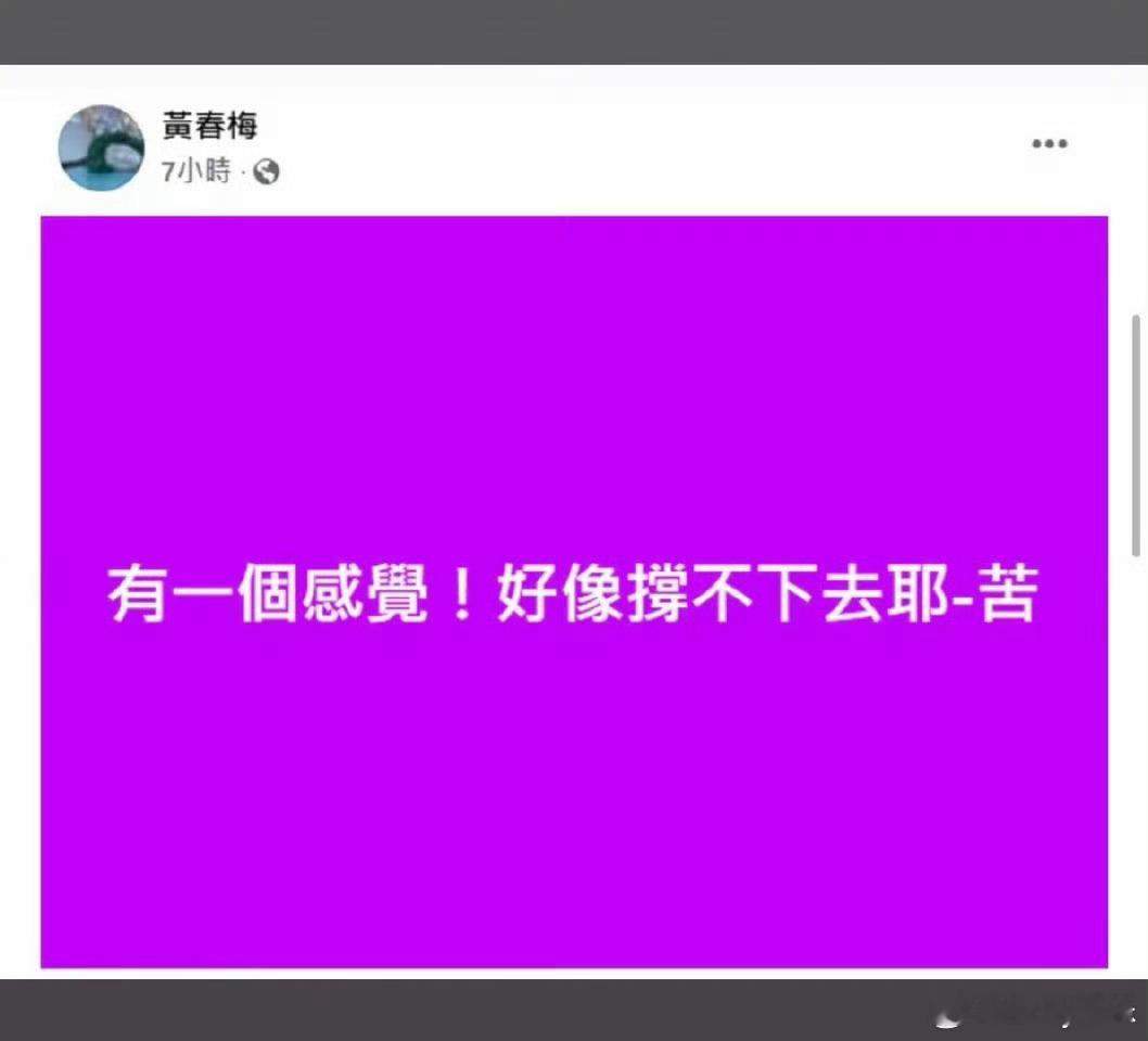 大S妈妈说好像撑不下去了大家能不能用心感受啊！这是妈妈对女儿的爱！对女儿的思念！