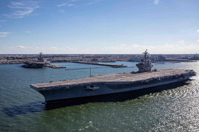 近日美军又往中东派了一艘航母。

“布什”号打击群3月31日从弗吉尼亚州诺福克基