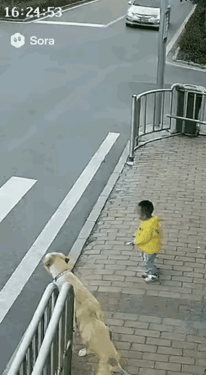 当狗狗奋不顾身挡在你身前

面对危险毫不退缩的时候

你能不为之动容吗？

它们