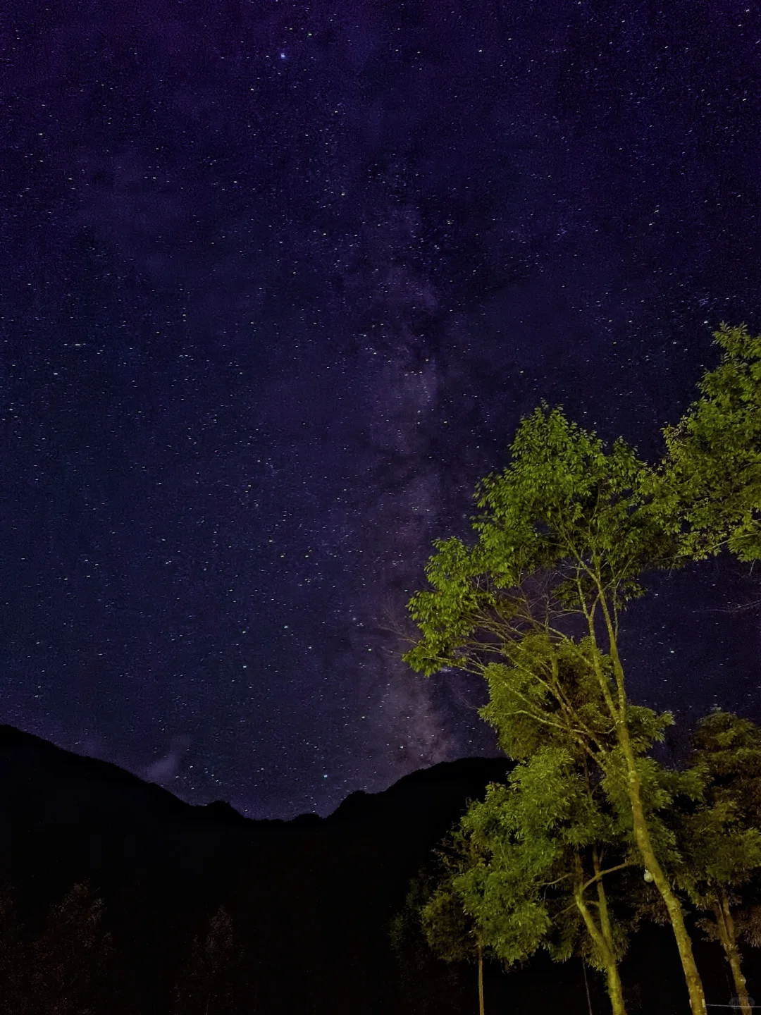 山谷里的星空银河季