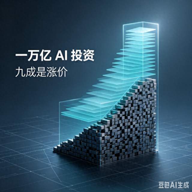 别等 AI 降价了：一万亿投资，九成是内存涨价