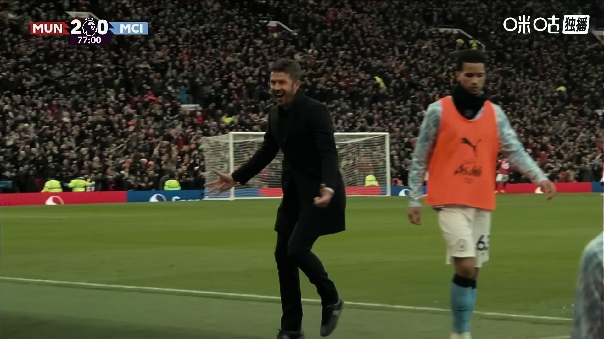 搞定啦！都2:0了！可以回前4了吧！卡里克开心，老爵爷更开心！多少年没见到这么有