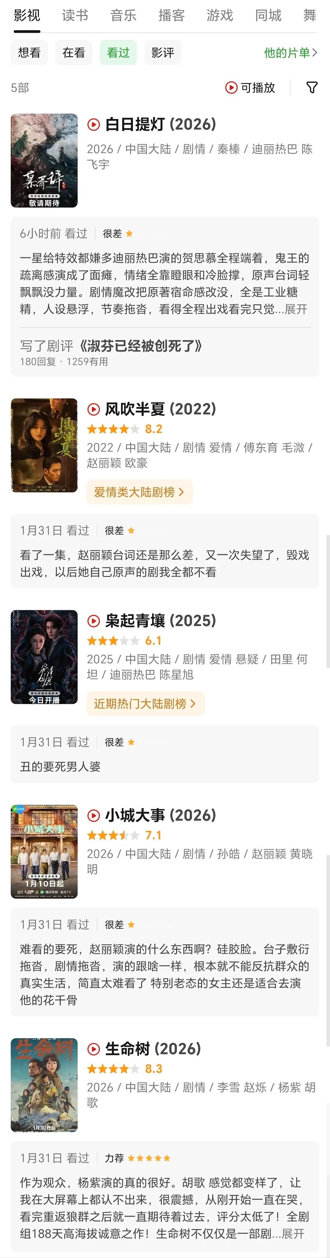 杨紫粉丝冒充路人贬低迪丽热巴新剧？ 