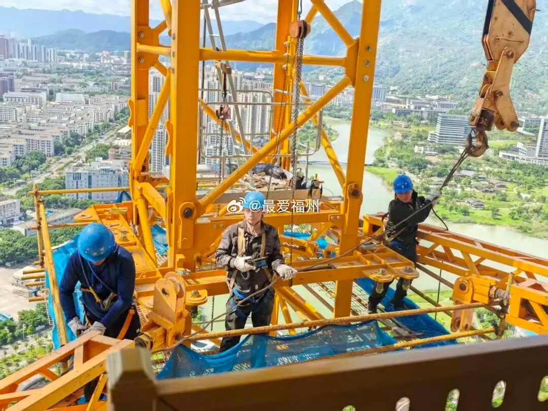 福州闽侯在建第一高楼高空视角
