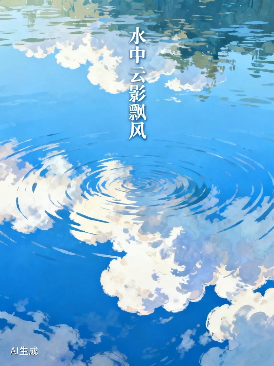 出上：雨过千山添翠色，
对下：云飘万水映白颜。
