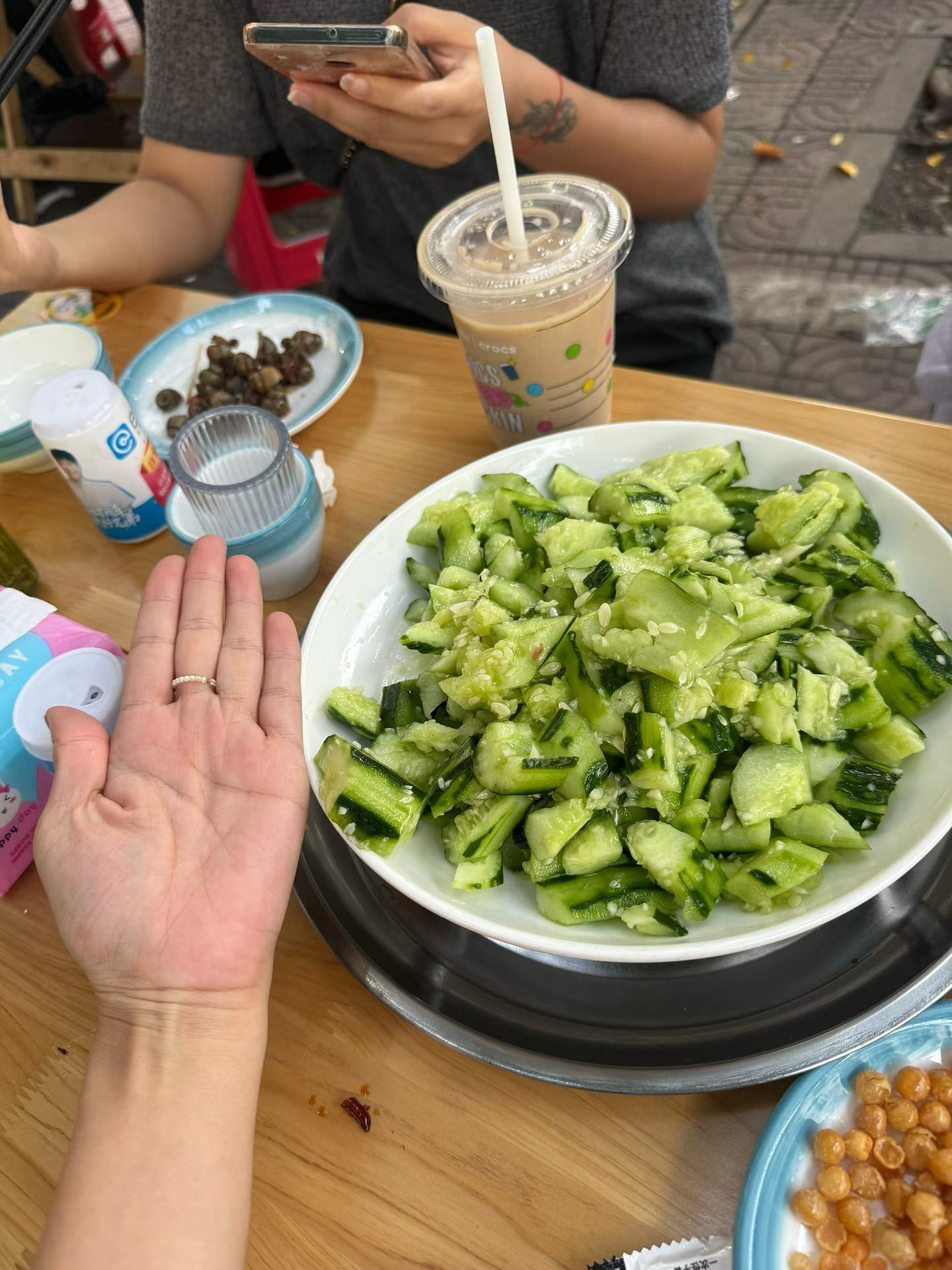 这个拍黄瓜的份量简直不摆了