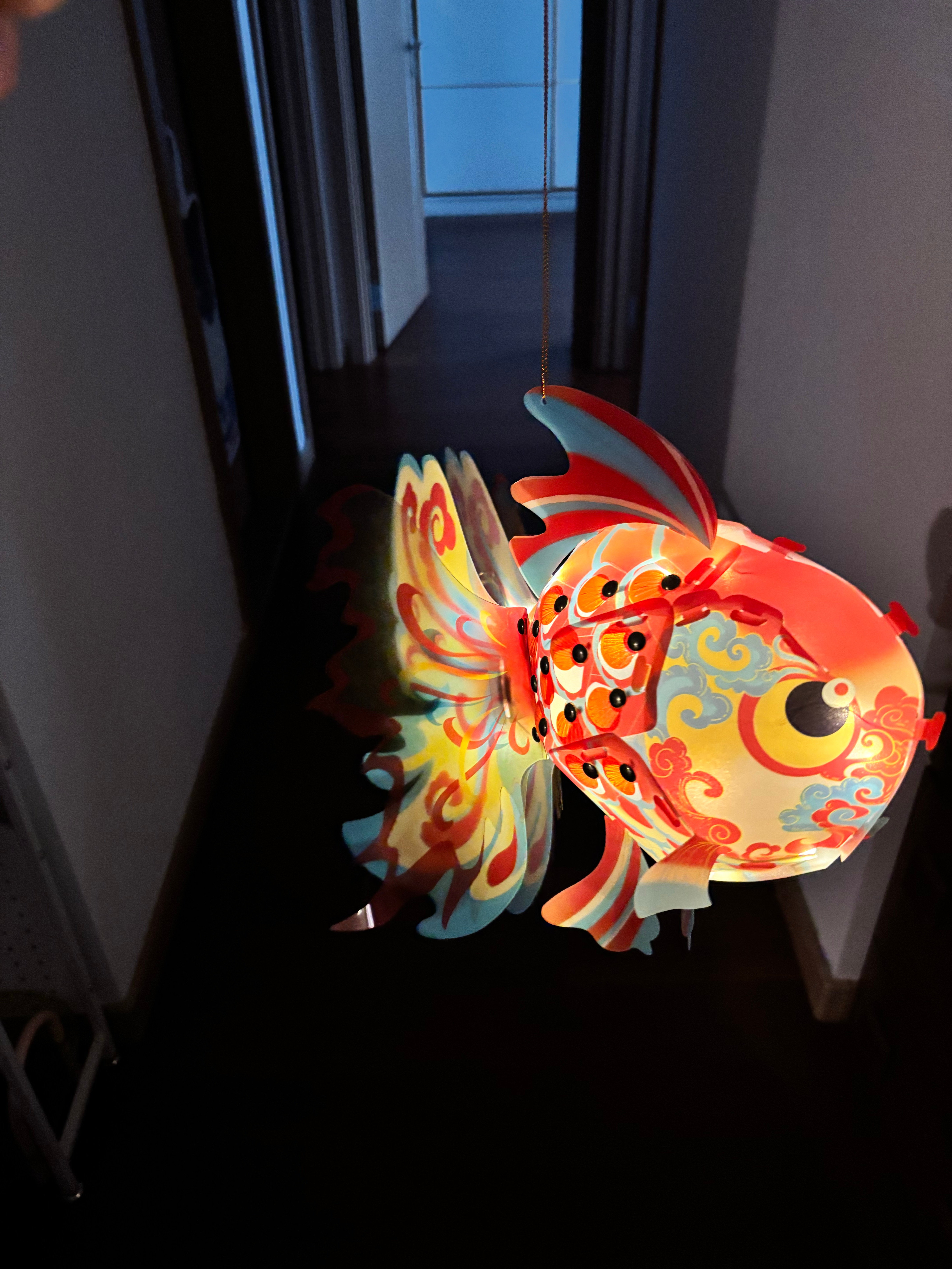 给你们看一下我自己做的“勾啊町”，在闽南，元宵节小孩子都会拿着一个“勾啊町”到处