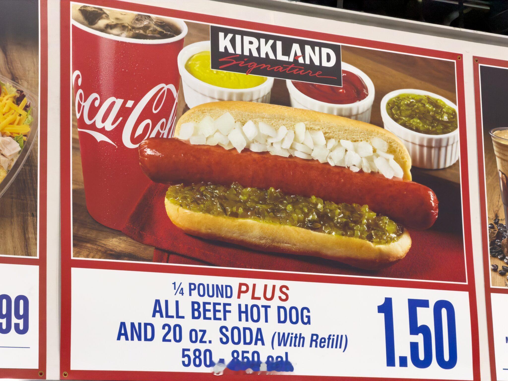 Costco的热狗套餐终于变相涨价了 Costco 在 2026 年 4 月对其