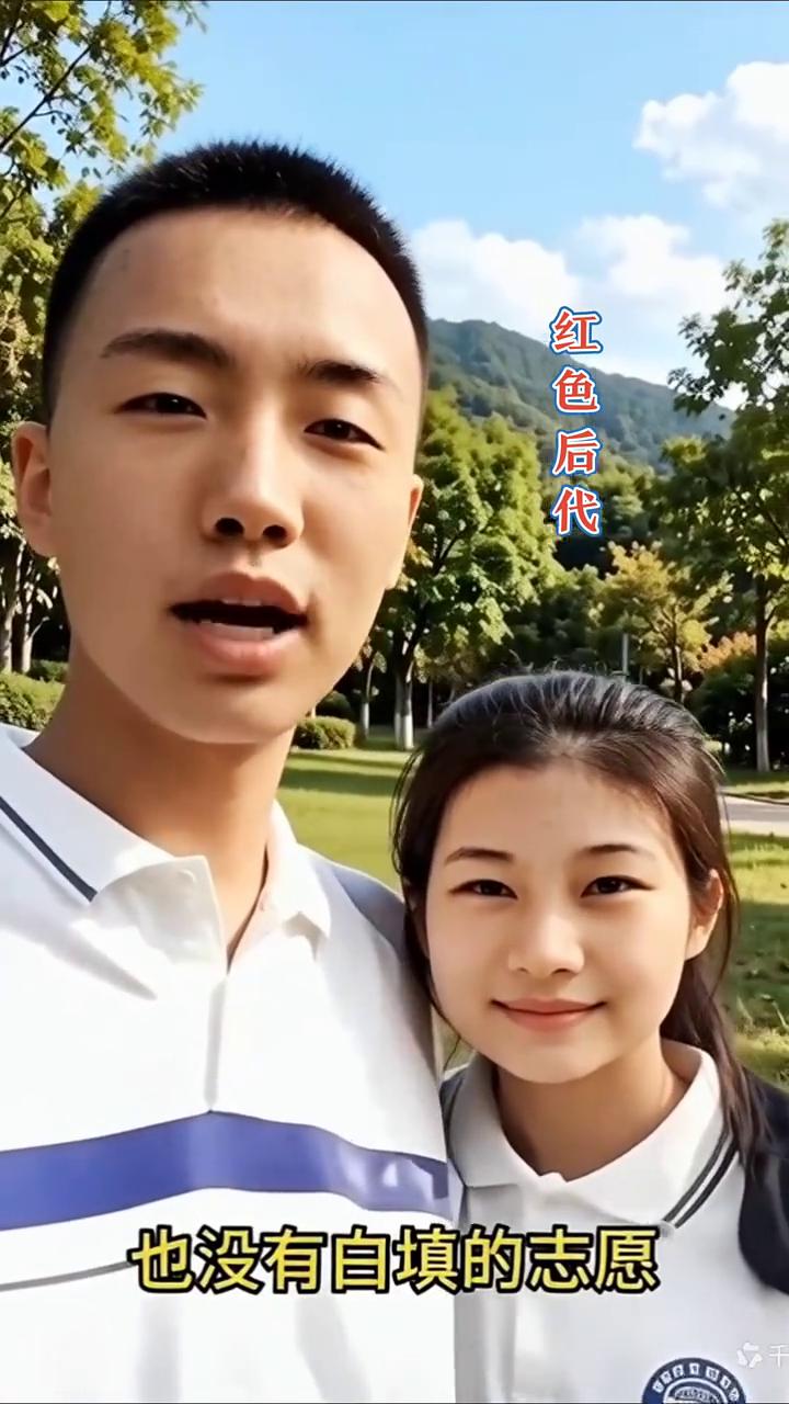 红色后代。
人生没有白走的路，也没有白填的志愿。无论去哪里，只要步履不停，沿途皆