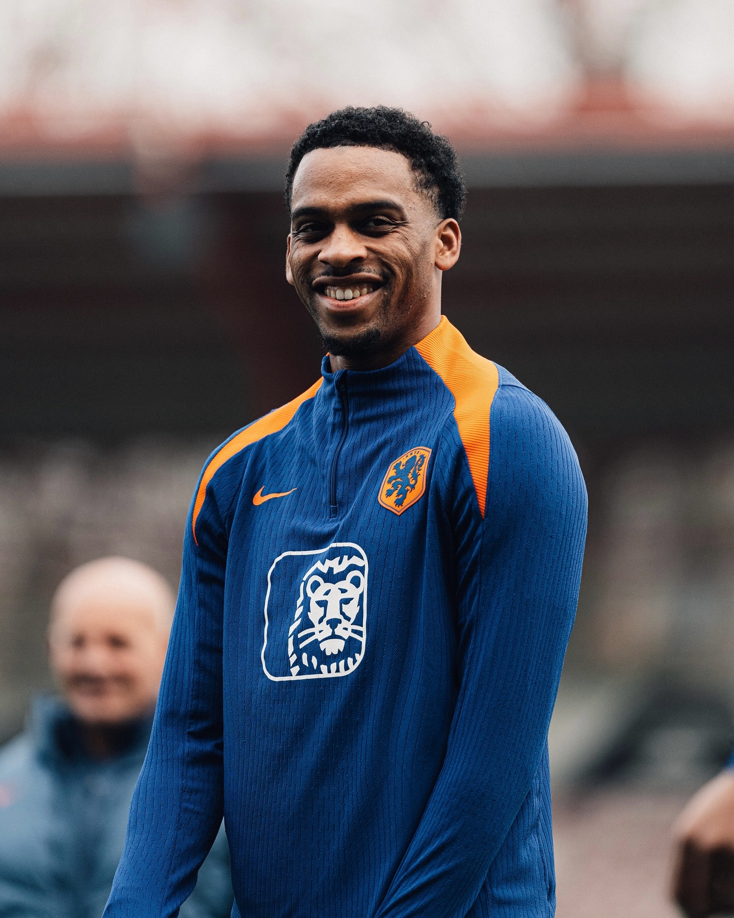 荷兰队今日训练。