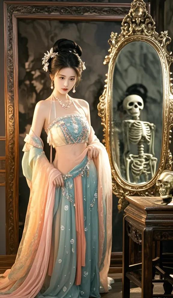 吾乃古代一书生，今日游于山林之间，忽遇一古宅。此宅破败不堪，似已荒废许久。然吾好