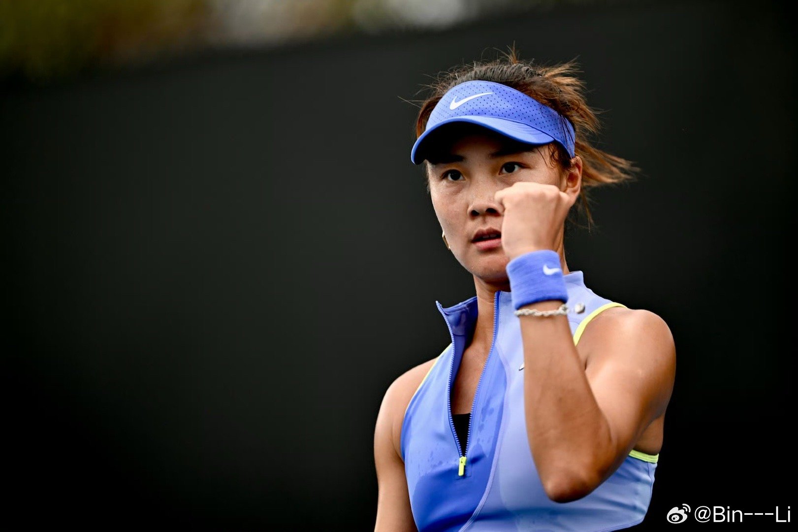 女单资格赛决胜轮袁悦🇨🇳直落两盘以6-3/6-1淘汰齐丹谢克🇸🇮，连胜三