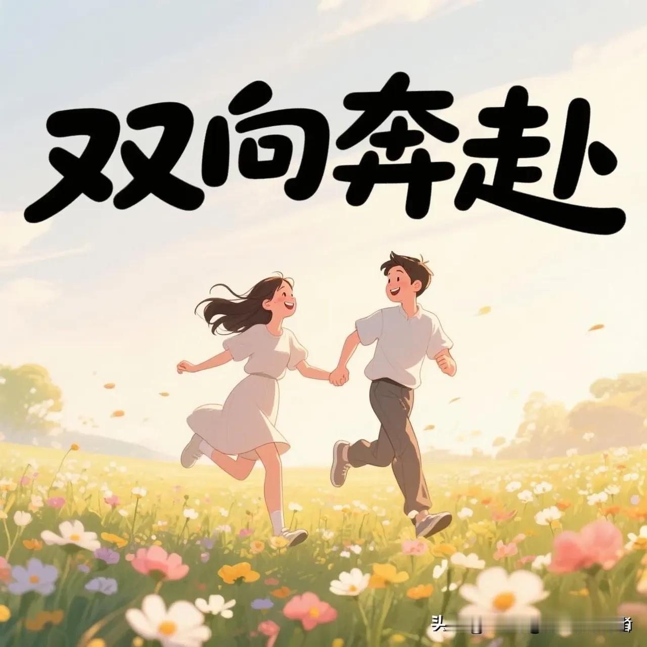 爱
不是一厢情愿
也非一意孤行
爱
是彼此的喜欢
和双向奔赴

奔赴式浪漫 双奔