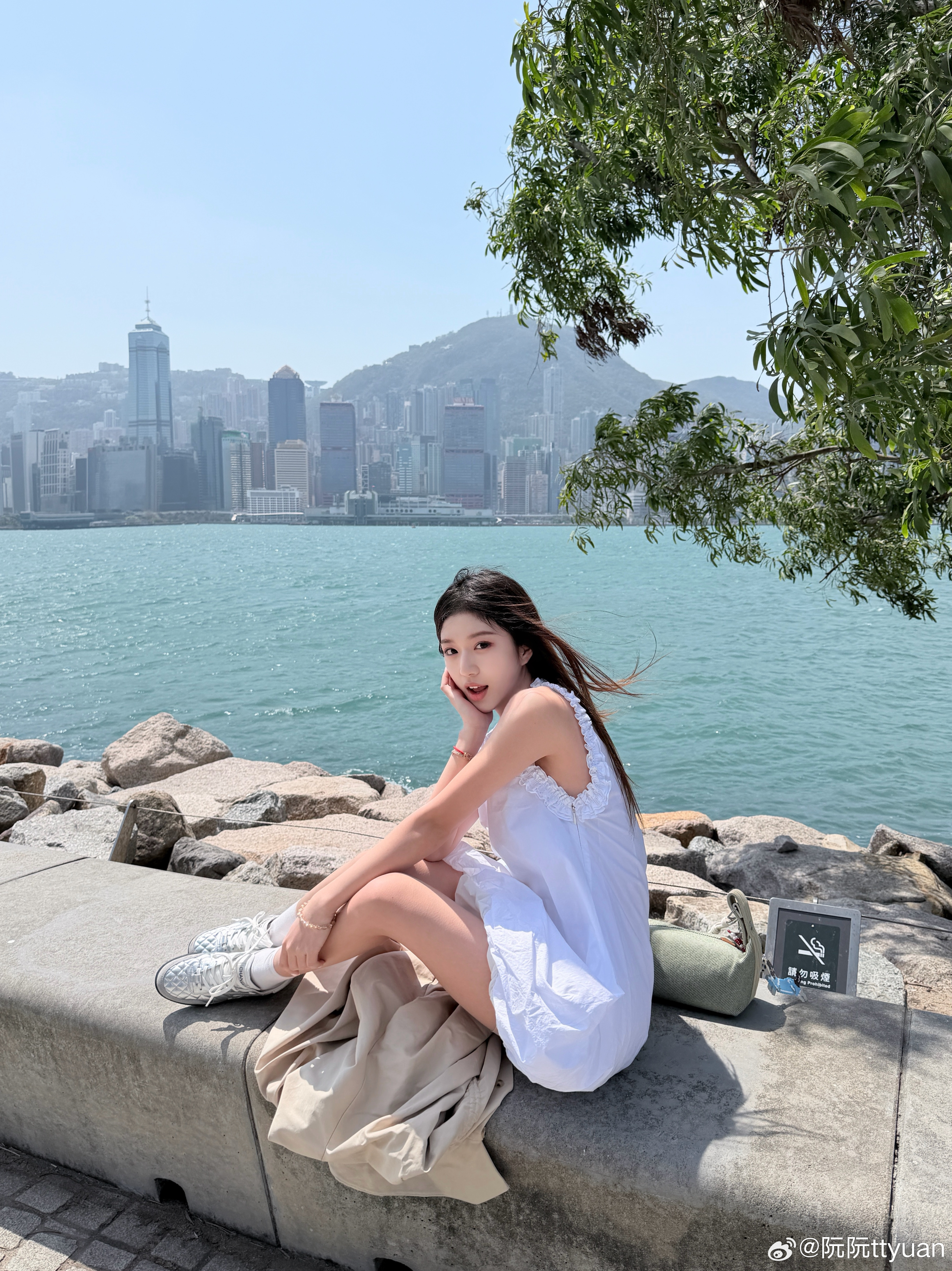 🍴🥝☀️      周末愉快啦🌙 香港·西九龍海濱長廊