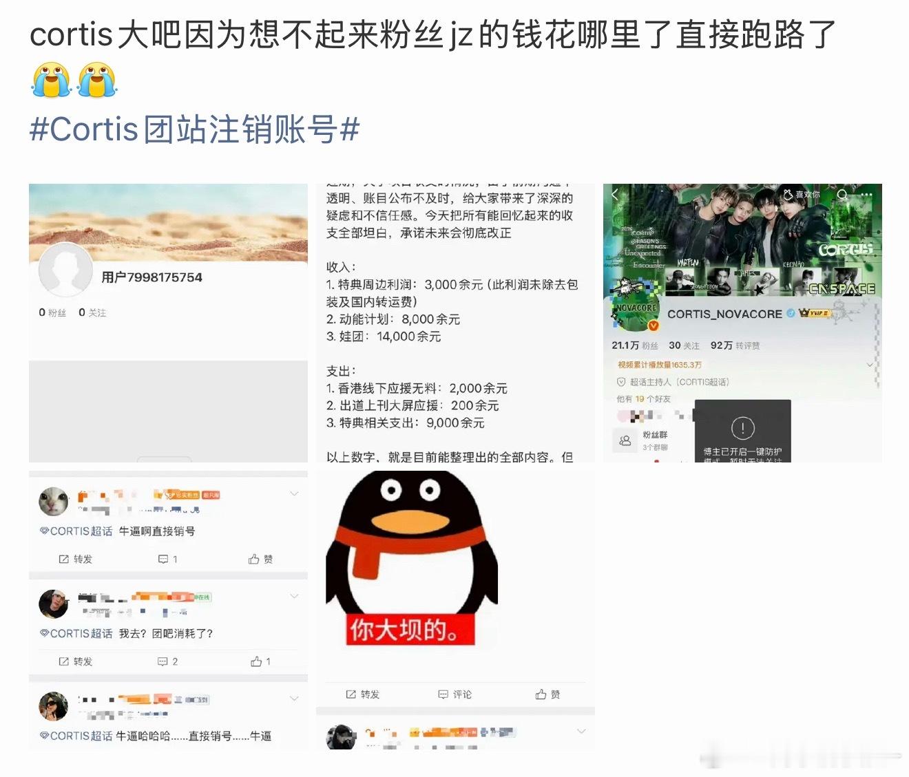我也想不起来我的每一笔钱的去向了 