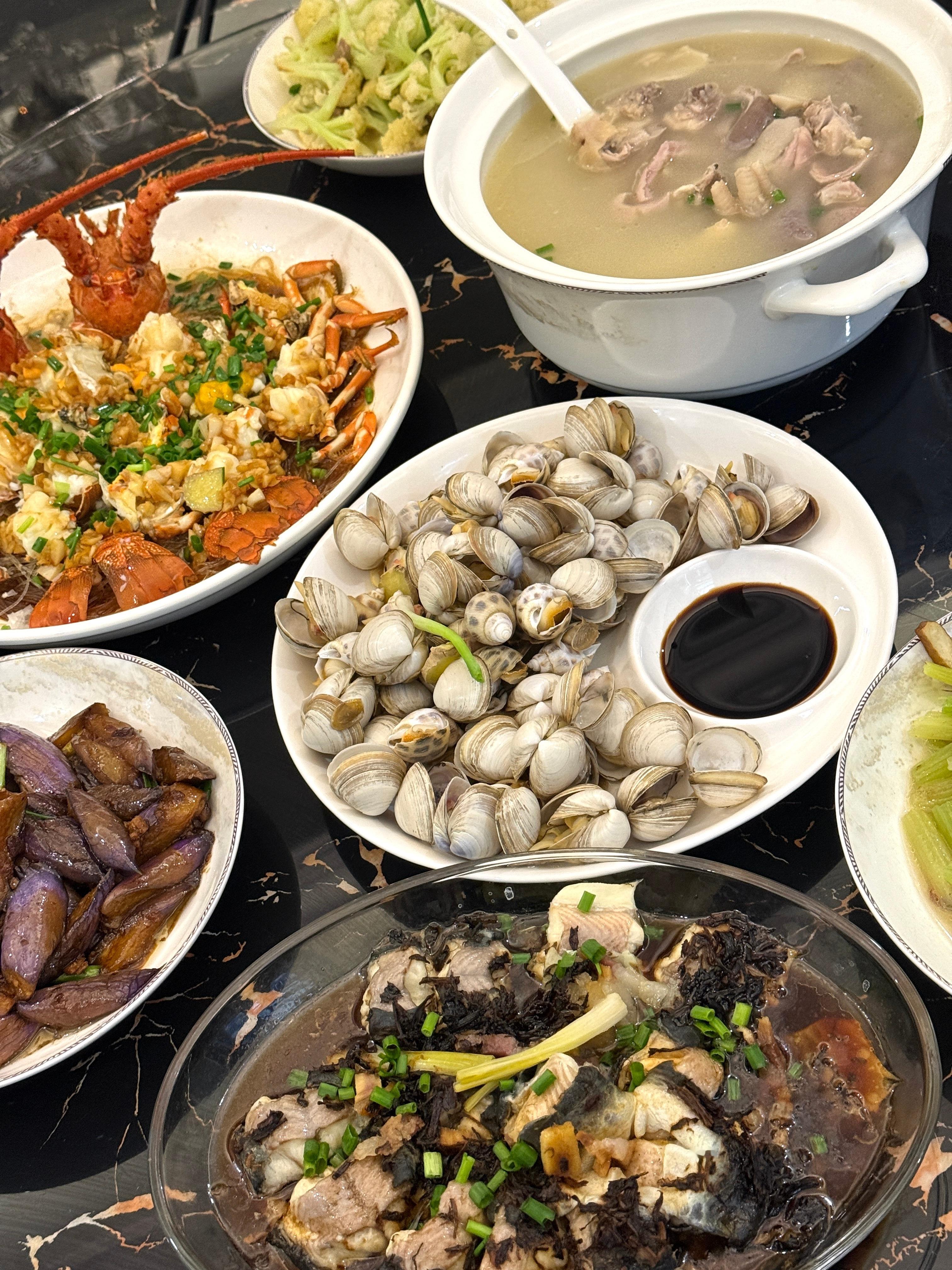 中午减脂 晚上大餐～哈哈哈🙃 ​​​