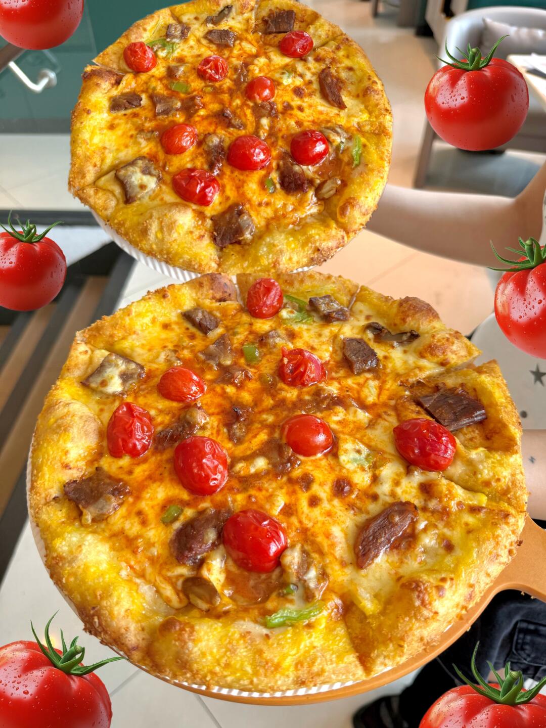 被这口薄底披萨惊艳到了🍕…隐藏吃法真的绝！