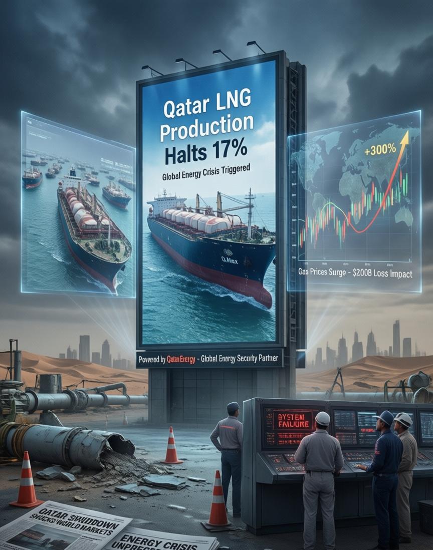 卡塔尔那边出事了。3月19日官方消息确认，伊朗的袭击直接砸中了全球液化天然气的命