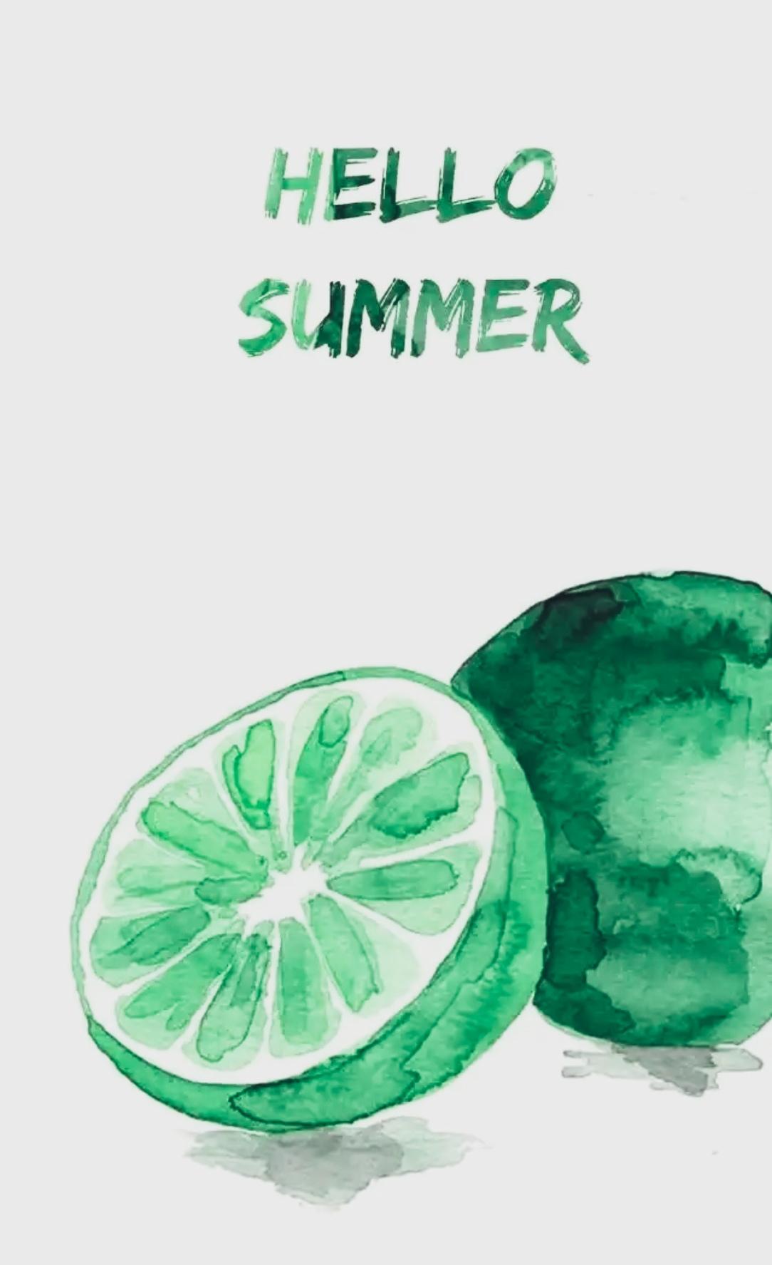 夏了夏天～

这个夏天，
要和西瓜一样甜。

在冰镇汽水的咕嘟声里，
听见快乐在