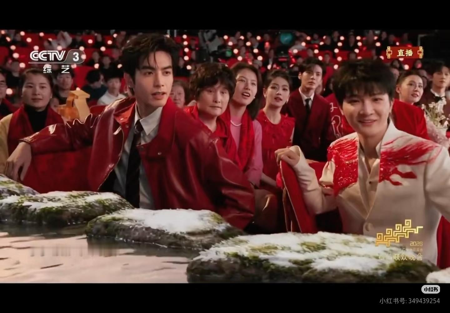 春晚 央视镜头下的男女明星，好能打的几张脸李昀锐 毕雯珺 宋威龙 田曦薇 