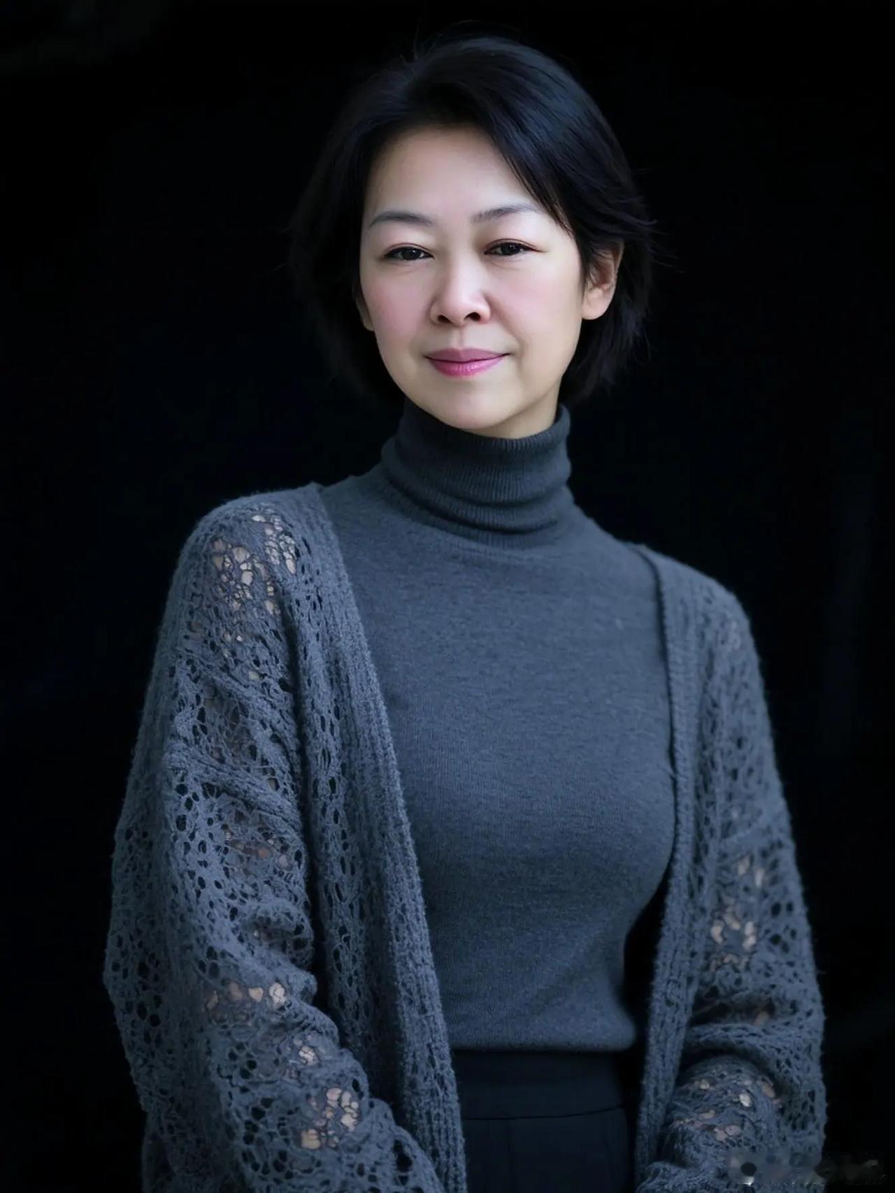 AI灰调针织写真 ai创作 每日分享