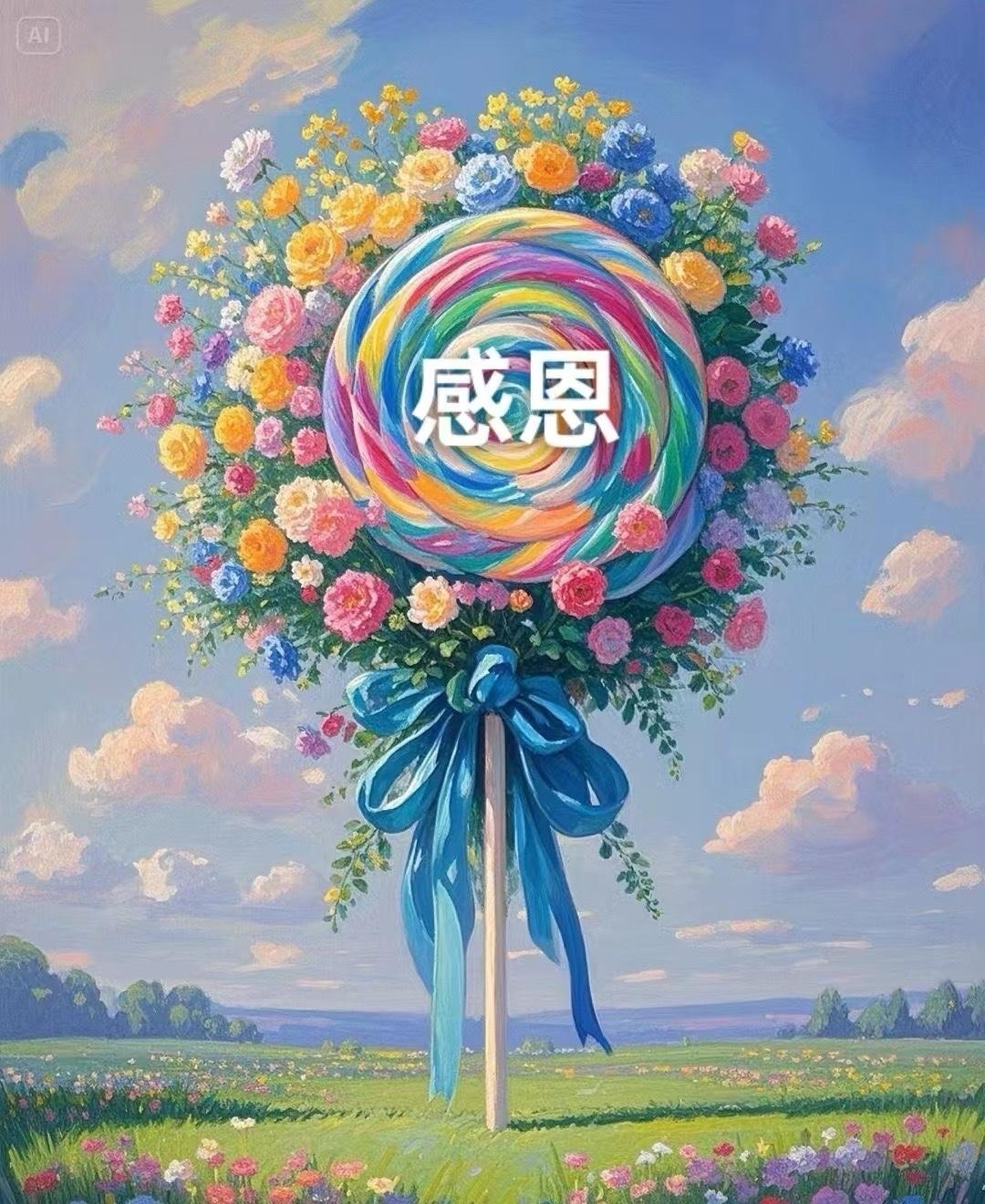 能过上现在的日子，我感恩把我带到这个世界上并抚养我长大的父母；我感恩我的儿女给我