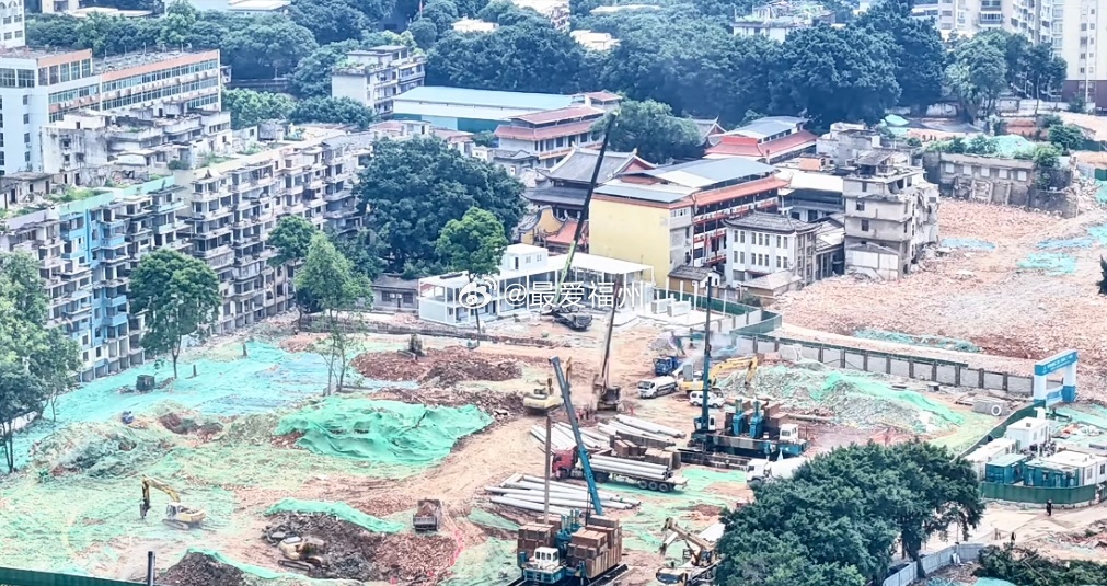 已正式开建的晋安琯尾旧改安商房地块 