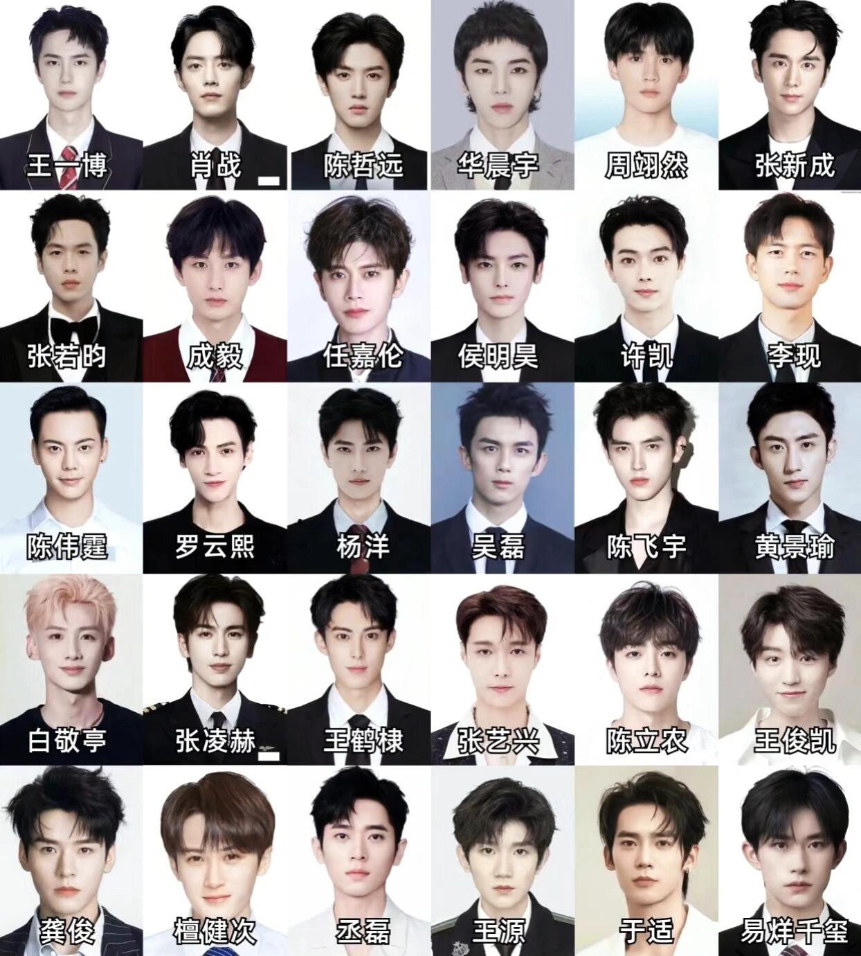 这么多个总有一个你的top1吧 内娱男明星你喜欢哪个？内娱顶流对比 内娱热榜 这