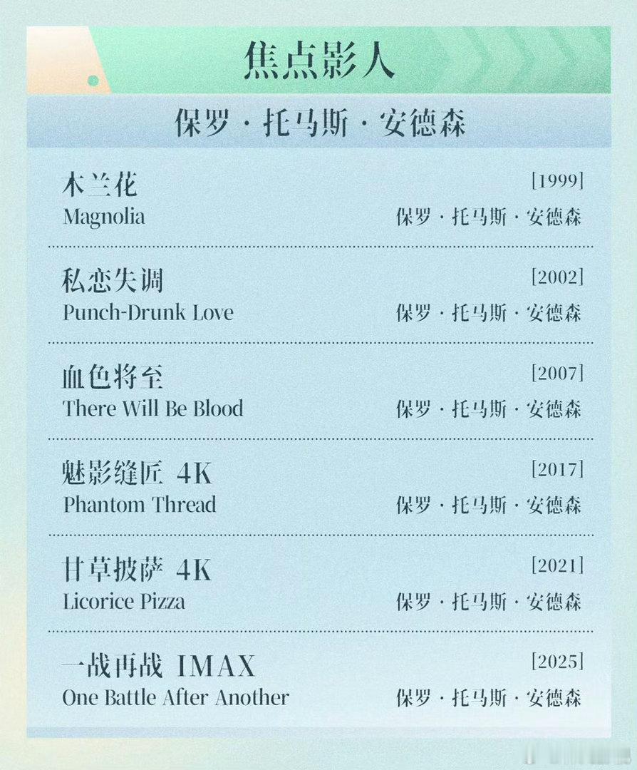 2026北影节展映排片第十六届北京国际电影节完整片单正式公布📢在此前已经公布的