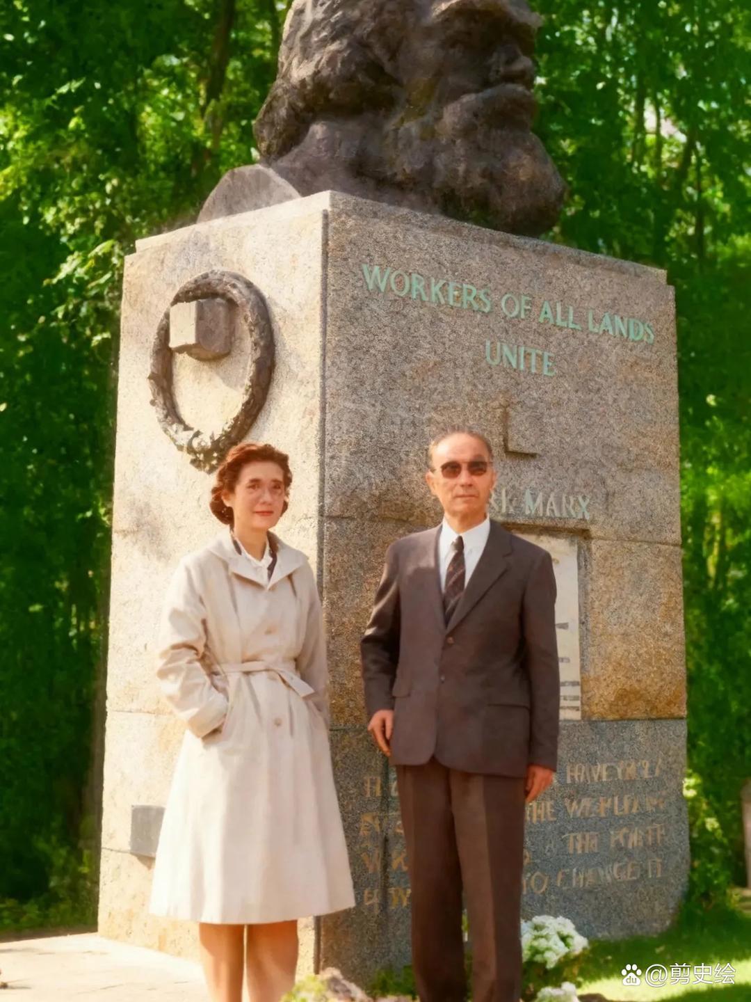 那年，中国防长张爱萍将军携夫人李又兰到英国访问。期间，专程共同前往伦敦北郊的海格