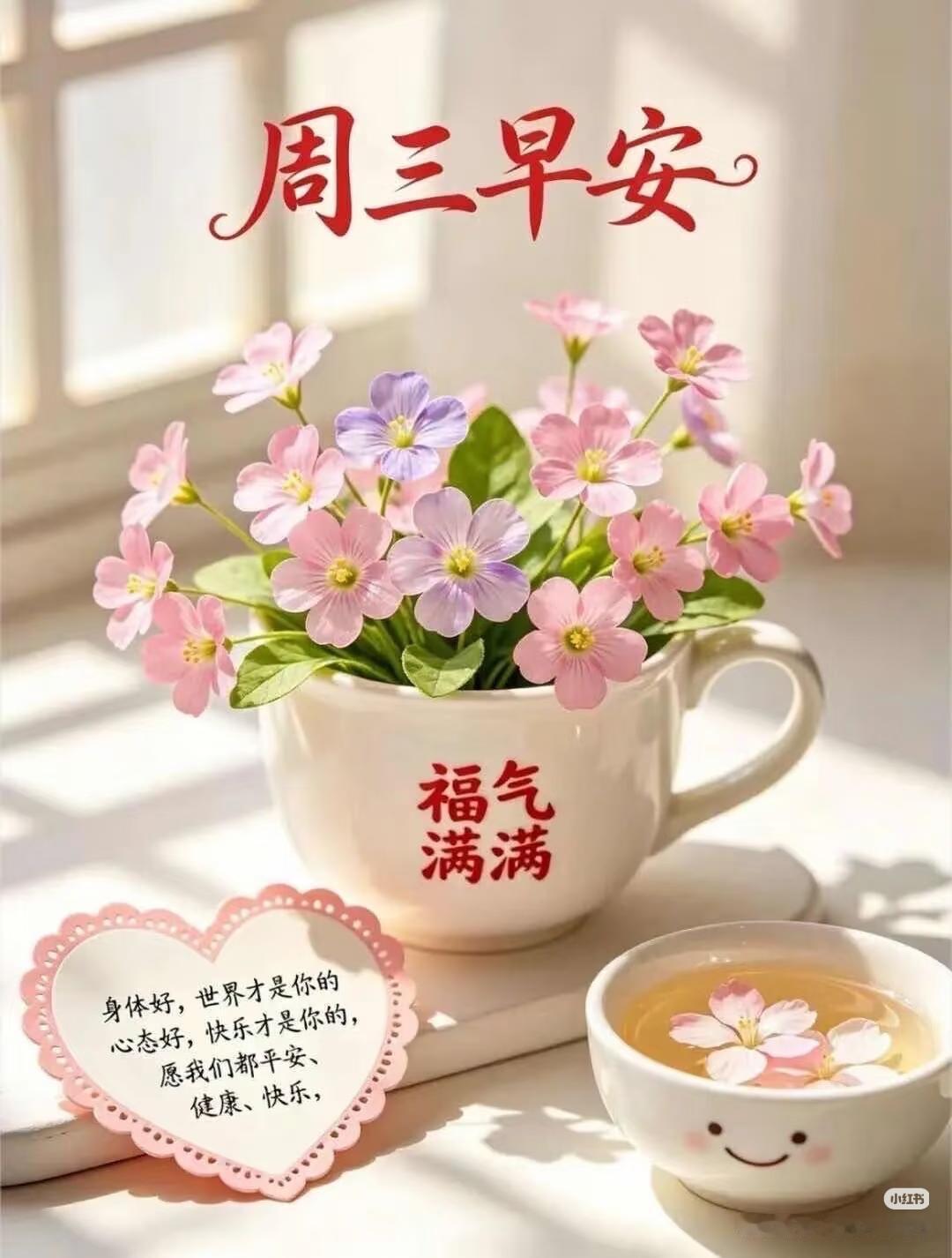 早上好呀；我的朋友
昨天已过去，今天加油
把烦恼清空，把快乐加满
你高兴起来，好