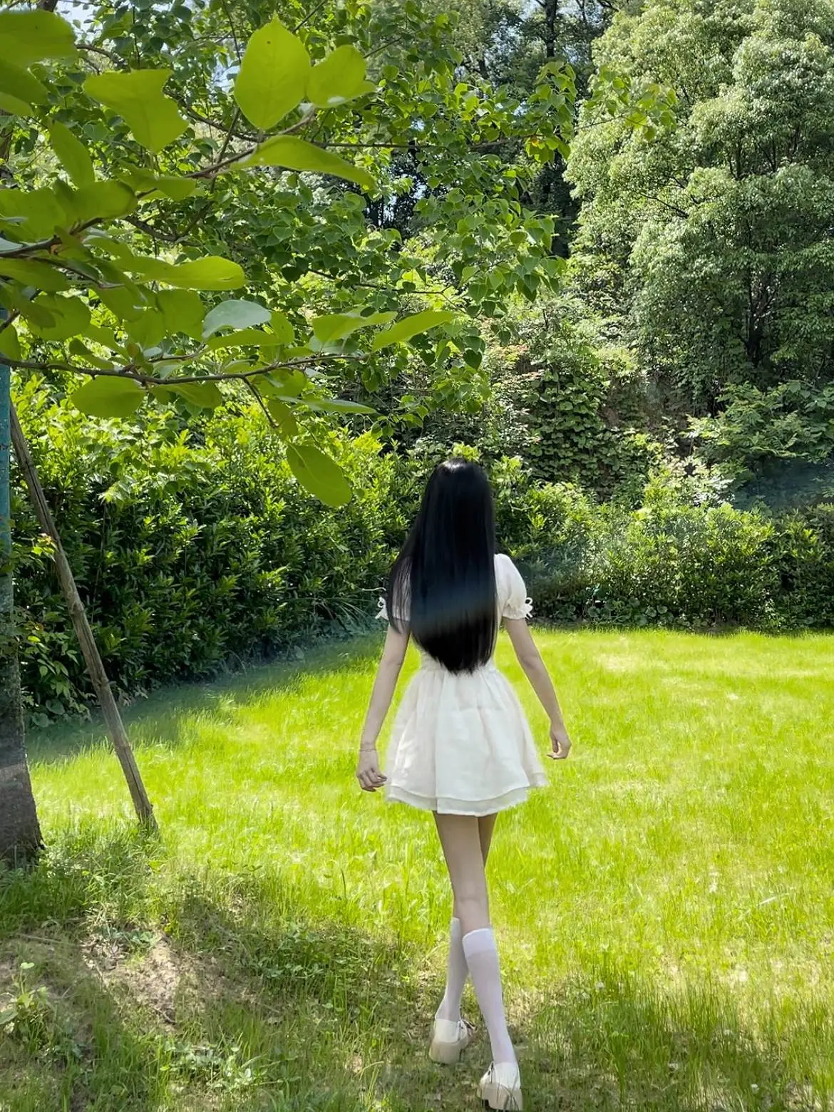 ootd 大长腿 甜妹 碎花裙