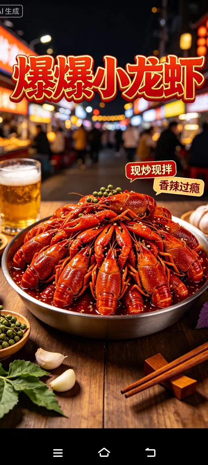 爆爆小龙虾 小龙虾控看过来 抗拒不了的美食 朋友聚餐好去处 不一样的小龙虾口味