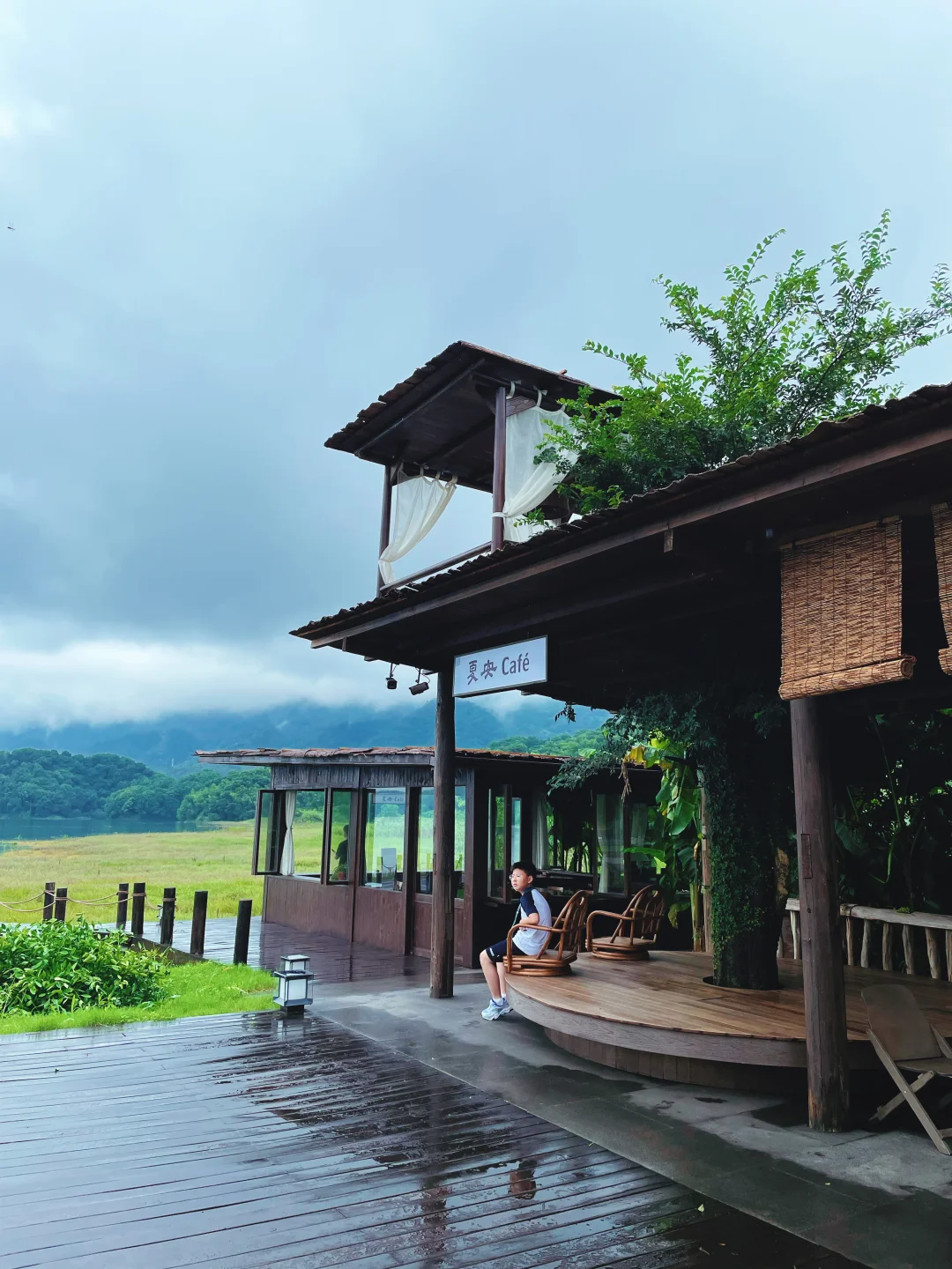 庐山西海｜新建湖畔茶室【夏安亭】，美到失语！