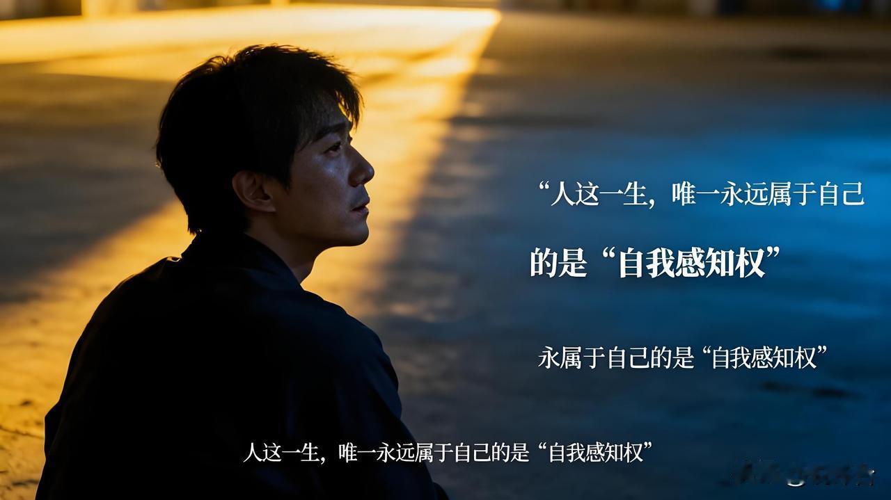人这一生，唯一永远属于自己的是 “自我感知权”
世人总在追逐 “永恒拥有”—— 