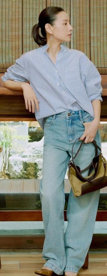 董洁的穿搭风格系列》复古风穿搭，非常漂亮，气质拉满董洁穿搭风格 董洁复出穿搭 简