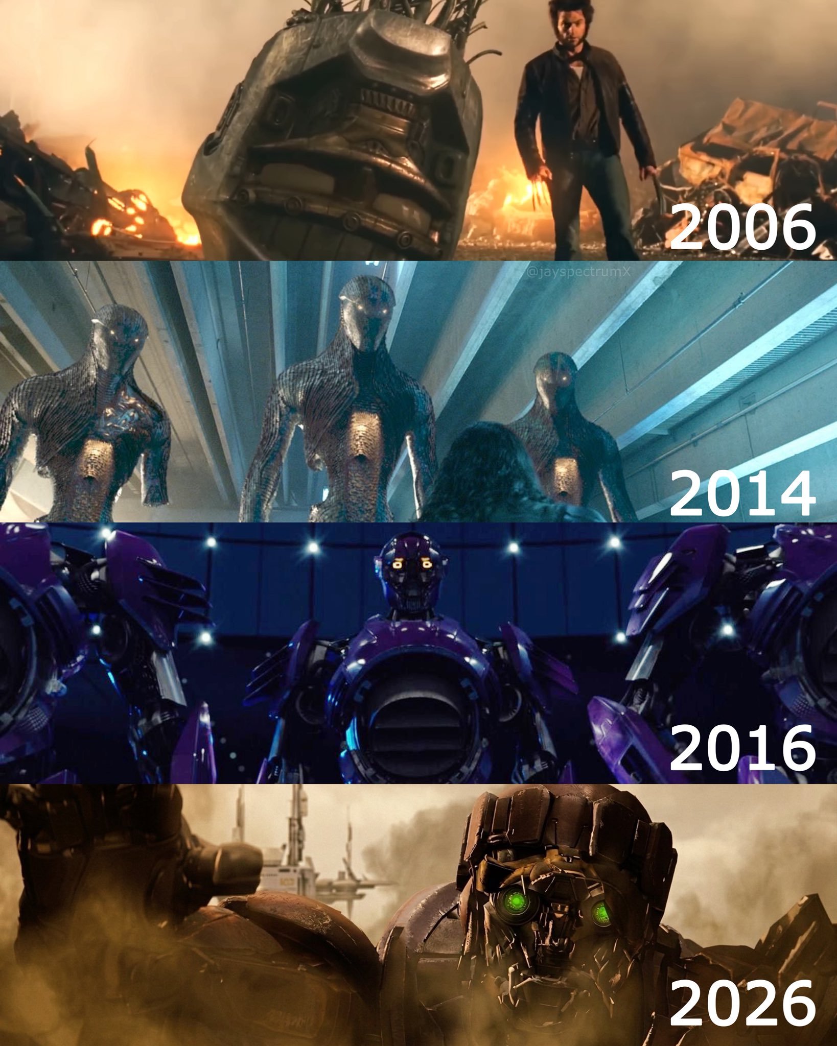 哨兵机器人：2006→2026漫威 漫威电影宇宙 X战警