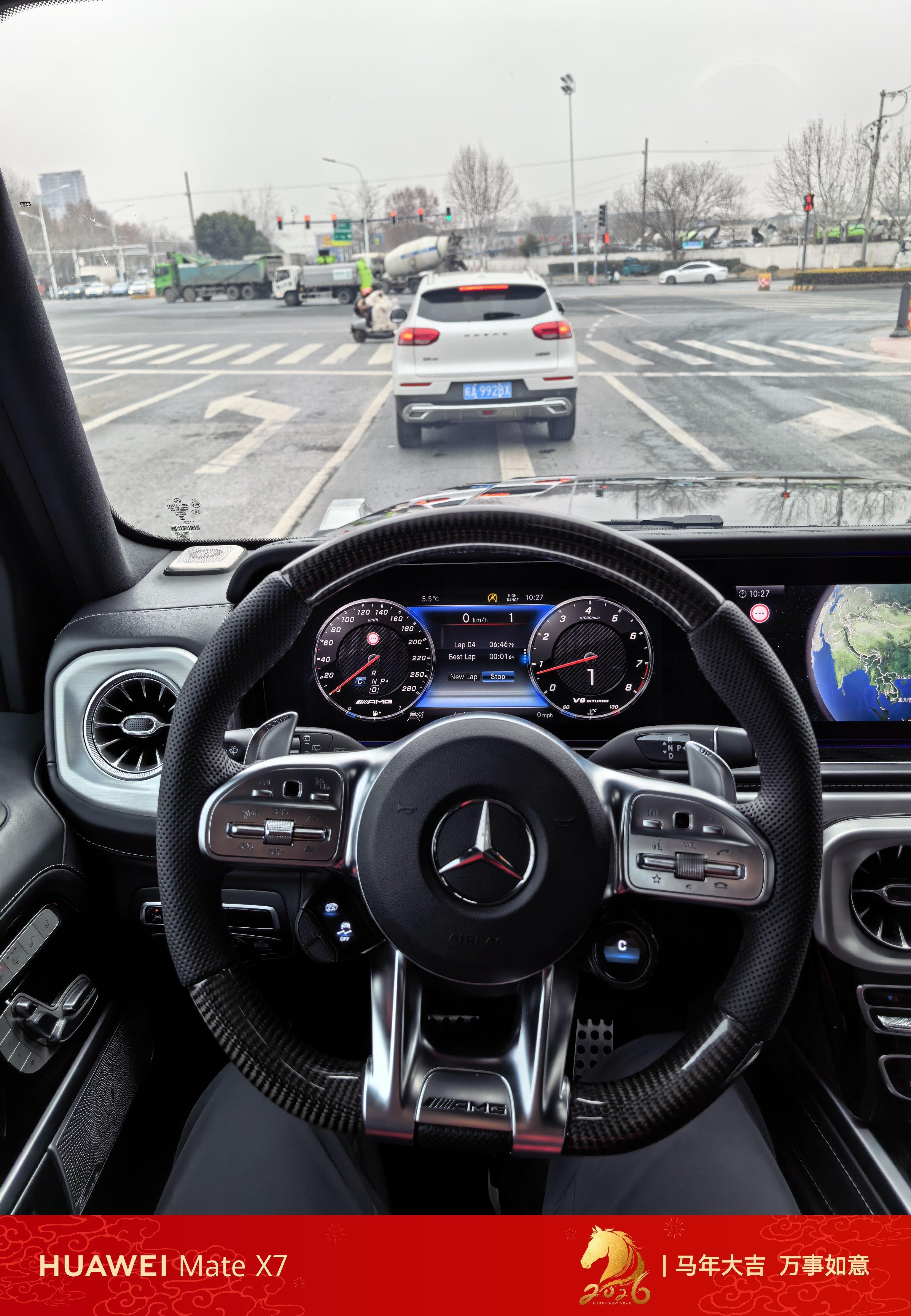 老是嫉妒我的纯电奔驰G580 ，说我大冤种买电G，殊不知我日常出门还能开AMG 