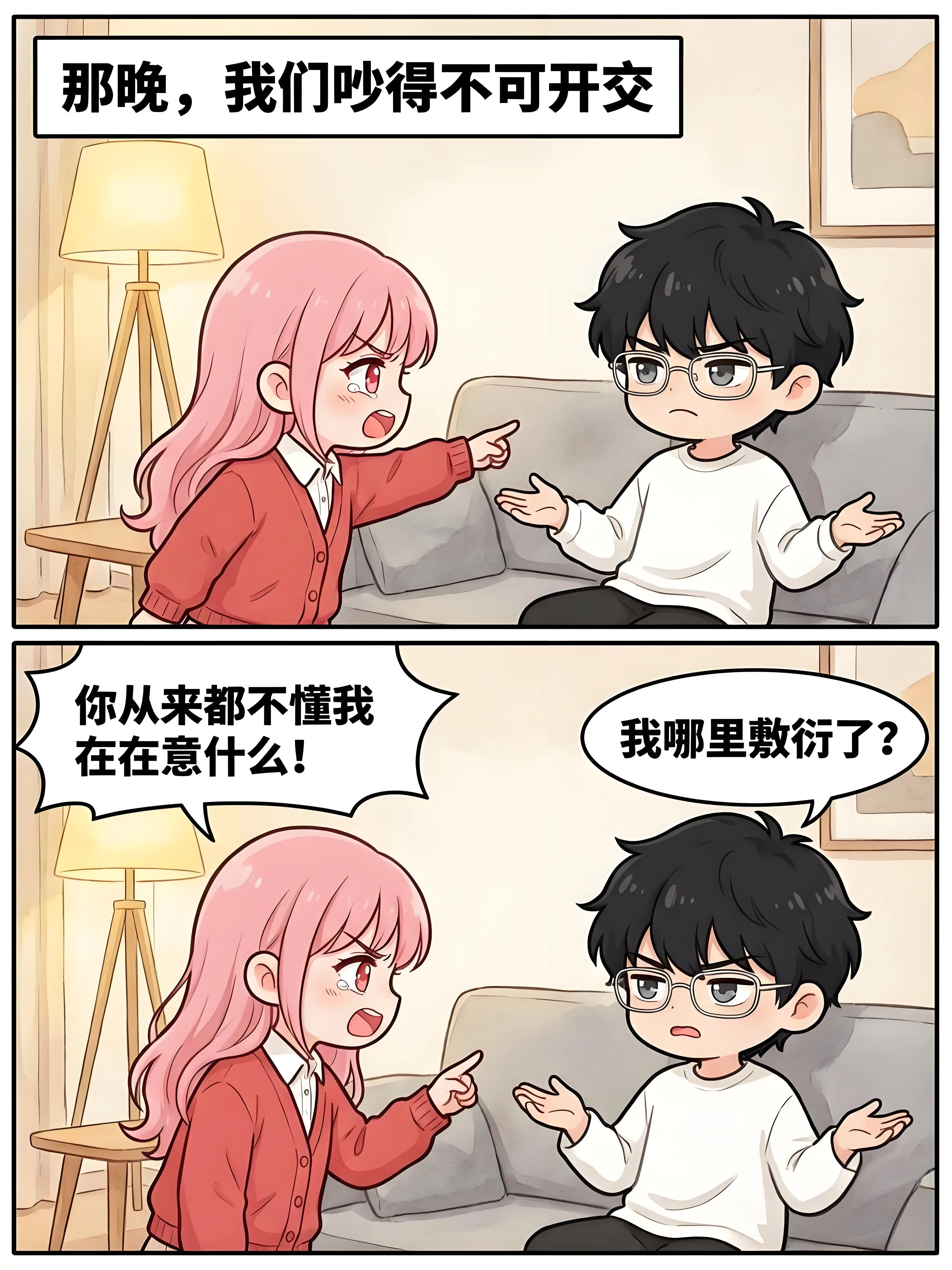 原来最凶的争吵，终会败给最软的喜欢。