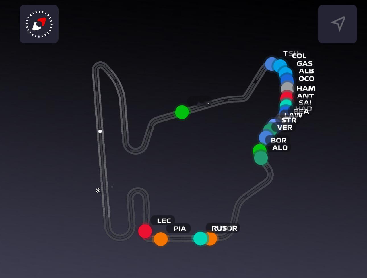 阿隆索在比赛初期引领的“绿皮火车”阵营[二哈]f12025f1匈牙利大奖赛 ​​