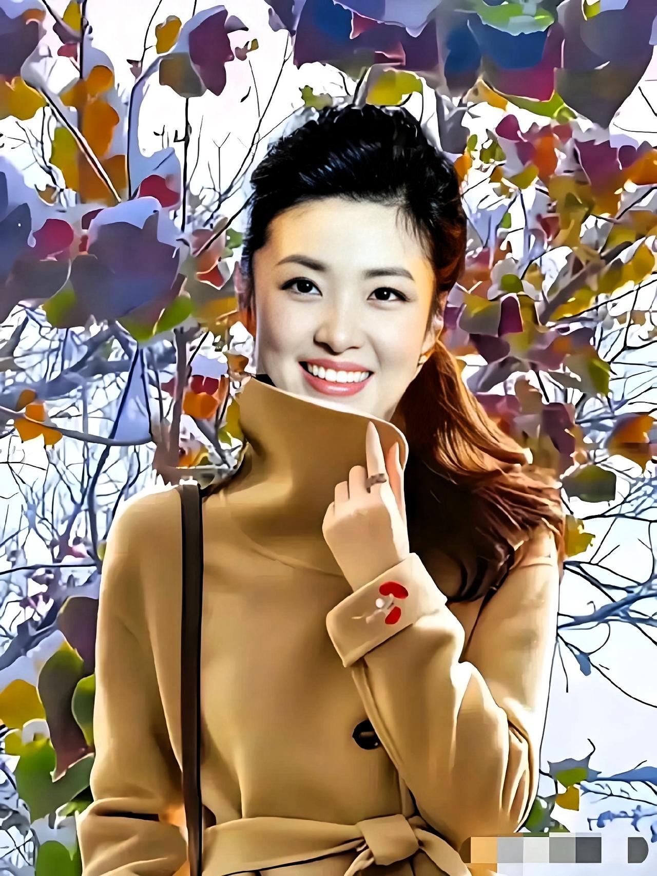 周涛一袭驼色大衣超优雅周涛好年轻啊，怎么保养的呀